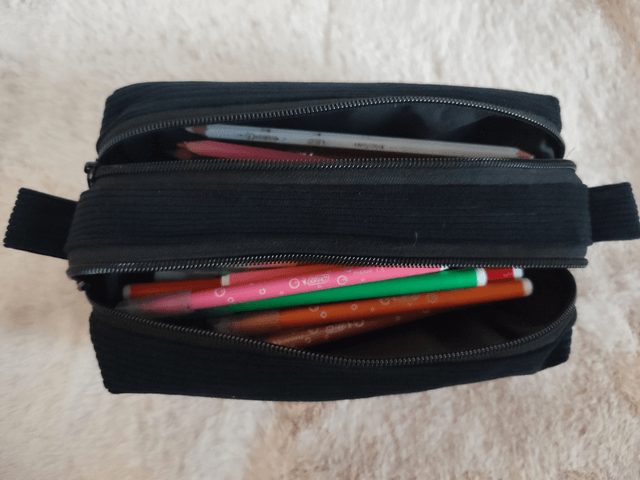 Trousse double compartiment personnalisable 