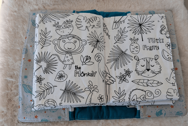 Livre de coloriage lavable 