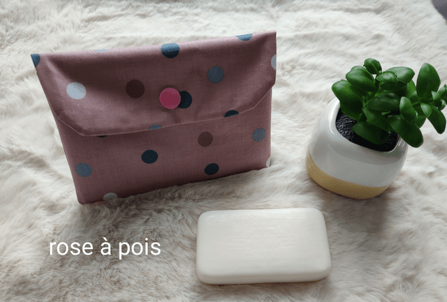 Pochette à savon ou shampooing solide 