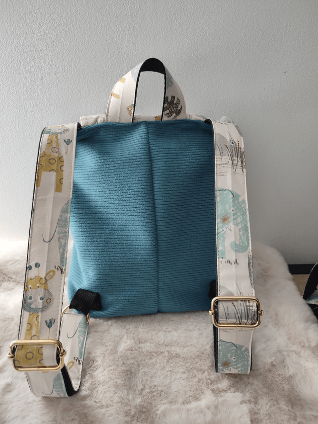 Sac à dos enfant personnalisable  thème jungle 
