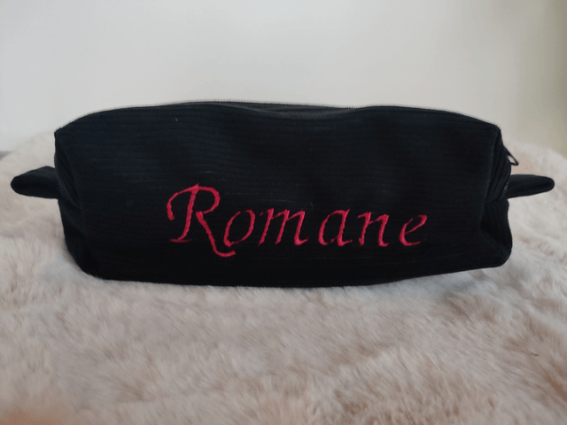 Trousse double compartiment personnalisable 