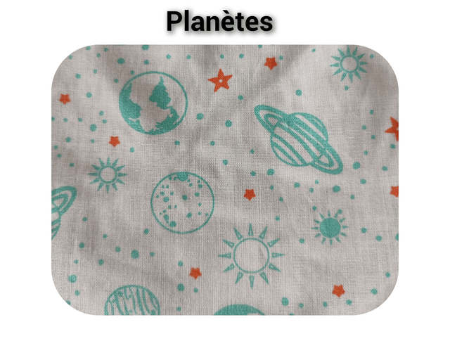 Bavoir maternelle personnalisé (plusieurs coloris)
