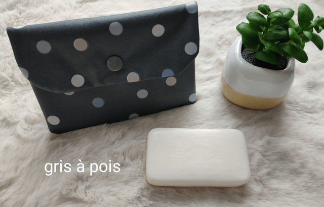 Pochette à savon ou shampooing solide 