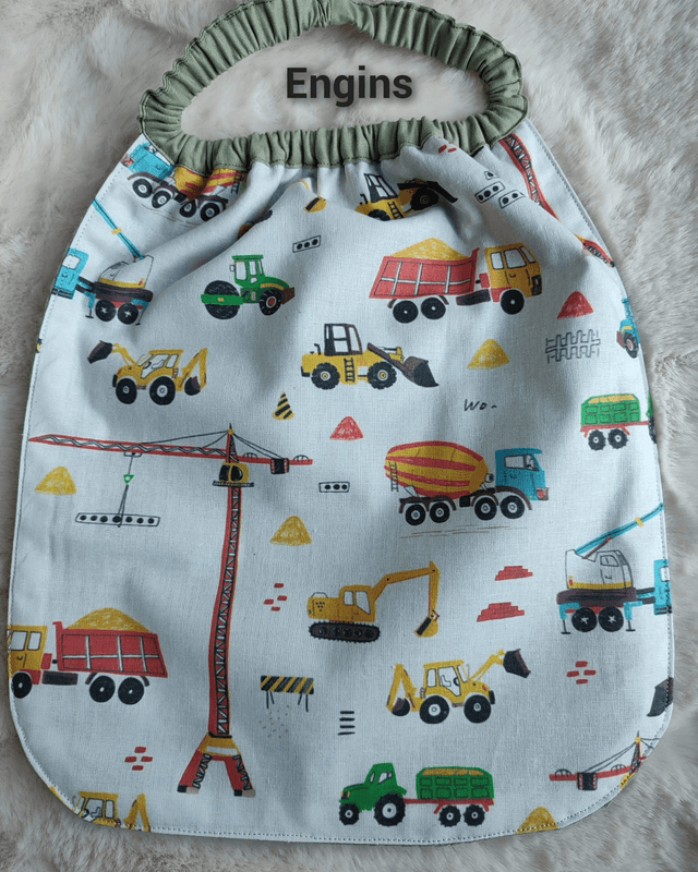 Bavoir maternelle plusieurs coloris