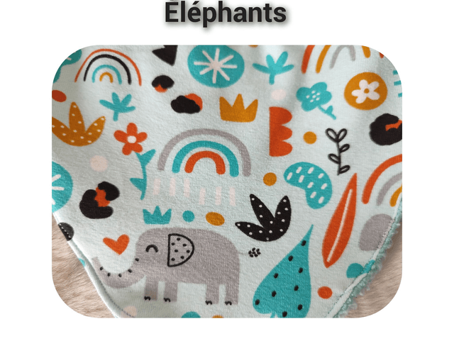 Bavoir maternelle personnalisé (plusieurs coloris)