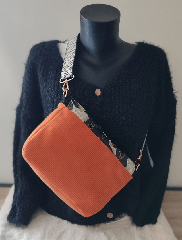 Sac pink pearl "Ginkgo d'automne"