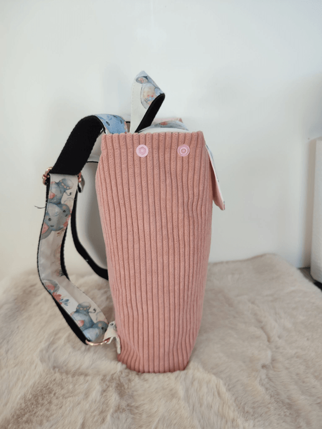 Sac à dos enfant personnalisable thème Eléphants 