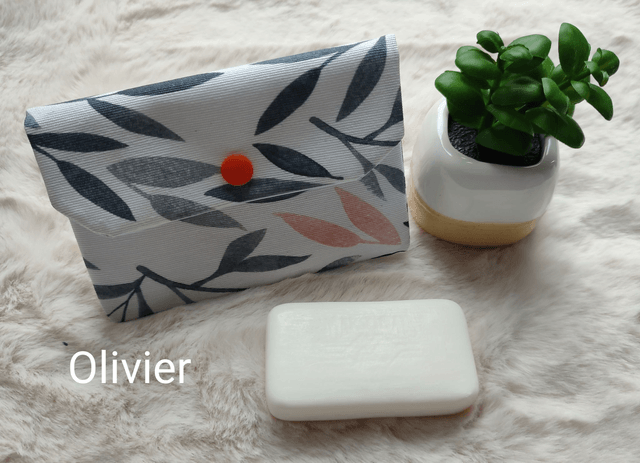 Pochette à savon ou shampooing solide 