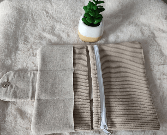 Portefeuille beige