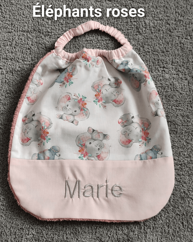 Bavoir maternelle personnalisé (plusieurs coloris)