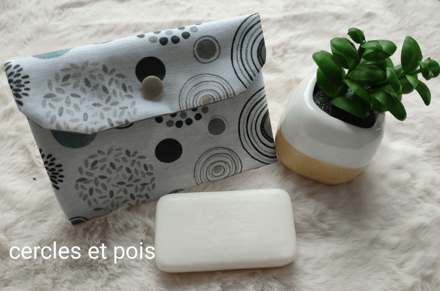 Pochette à savon ou shampooing solide 
