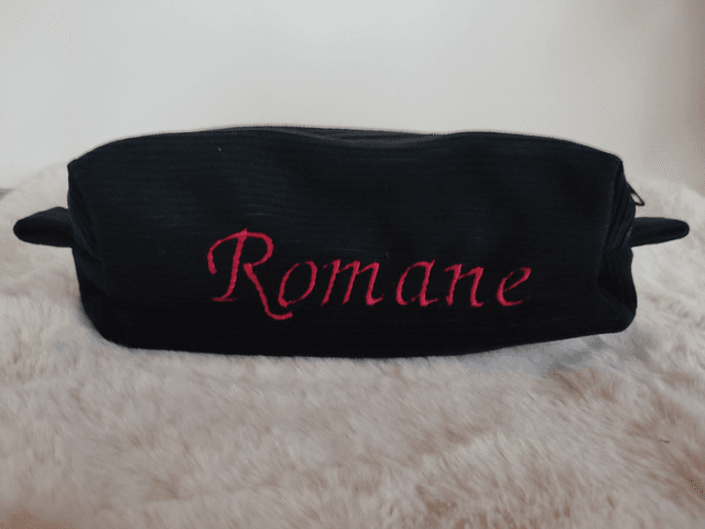 Trousse double compartiment personnalisable 
