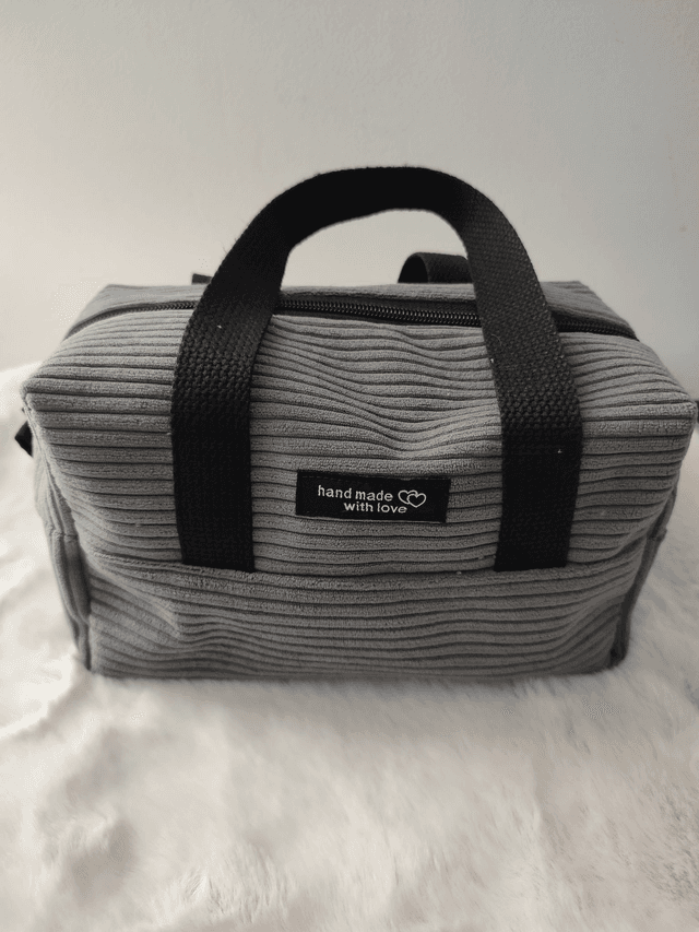 trousse de toilette gris anthracite