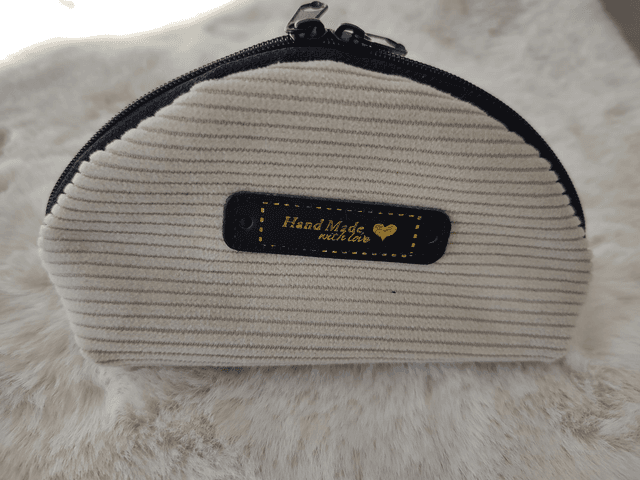 Porte monnaie beige