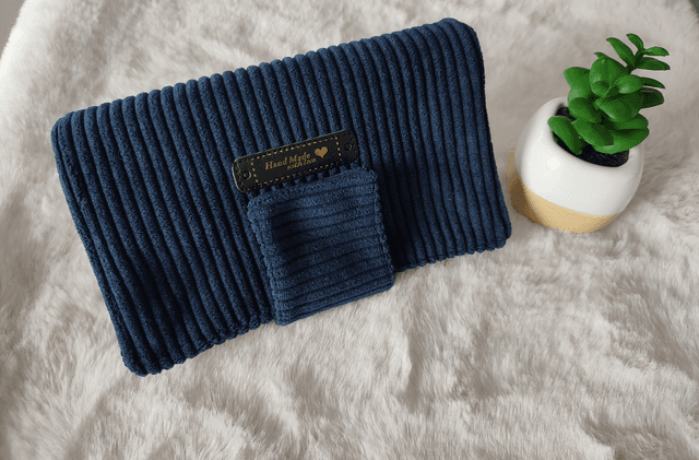 Portefeuille bleu marine
